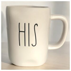Rae Dunn Artisan Collection By Magenta  "HIS" Ceramic Cup MUG